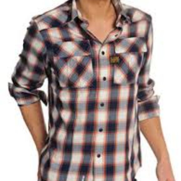 G-Star Raw "Deck Windsor” Short Sleeve Shirt Zip R5204 Cotton men; size XL - Picture 1 of 9